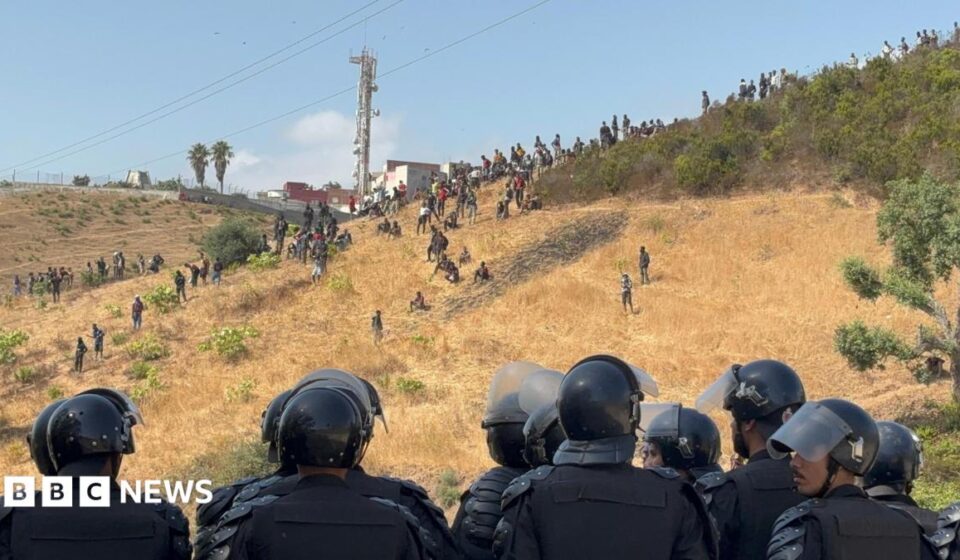 Morocco detains dozens of migrants trying to cross into Ceuta