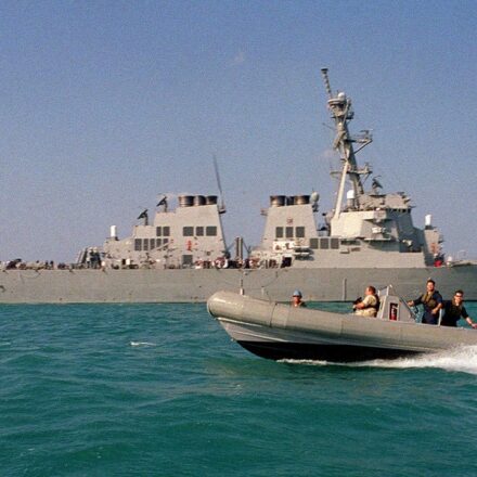 Navy destroyer loses power for 4 days, gets tow away from contest waters