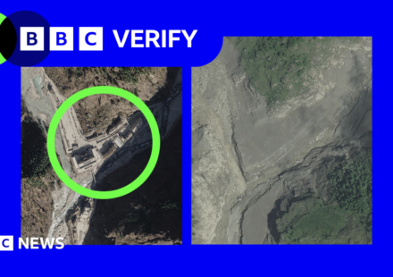 Nepal flood devastation revealed in satellite imagery