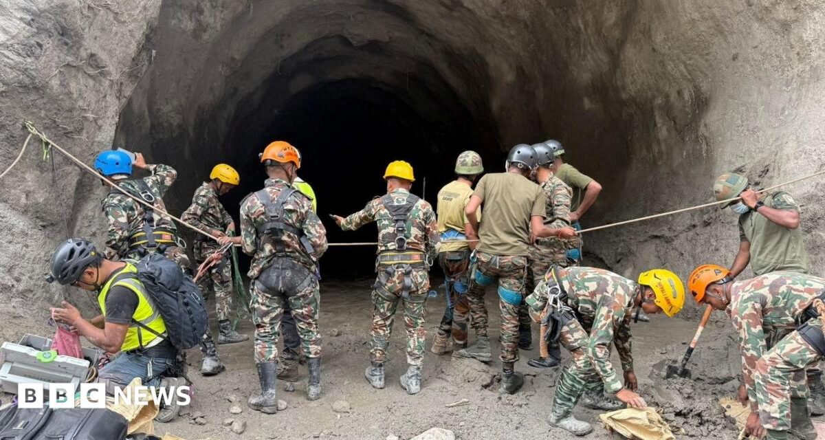 Nepal rescuers blast hillside in search of hydropower workers as families wait anxiously