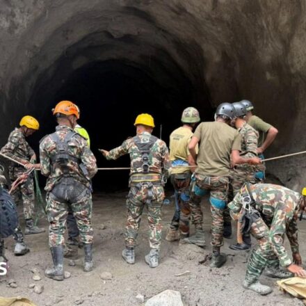 Nepal rescuers blast hillside in search of hydropower workers as families wait anxiously