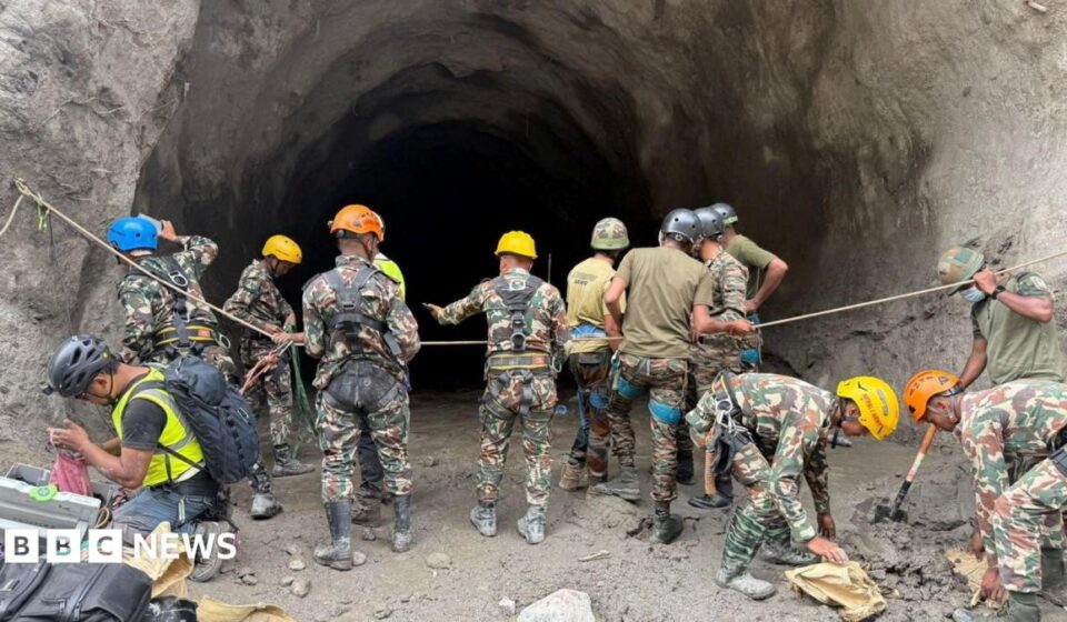 Nepal rescuers blast hillside in search of hydropower workers as families wait anxiously