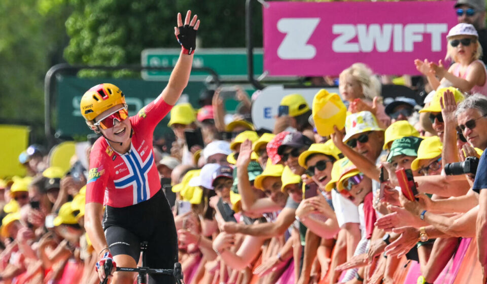 Norway's Haugset wins stage 3 to claim Tour de France Femmes lead
