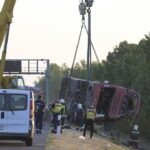 Poland-registered bus veers off Hungary highway, killing 12 people