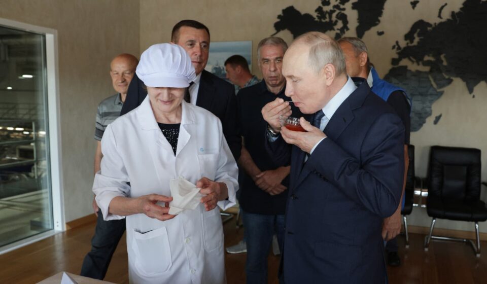 Putin visits disputed Kuril Islands, Japan protests