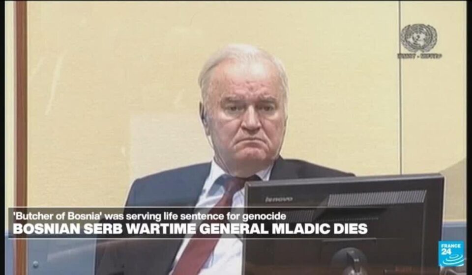 Ratko Mladic, former general convicted of Bosnia genocide, dies