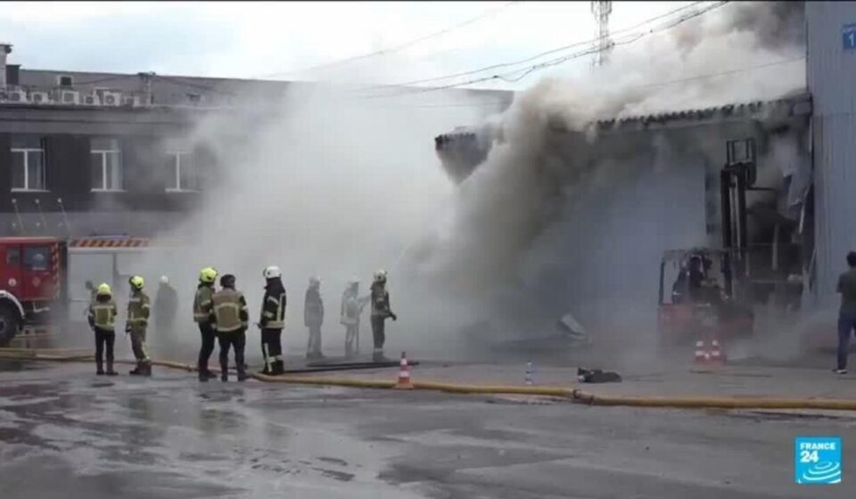 Russian strikes hit homes, warehouse, shopping mall across Ukraine