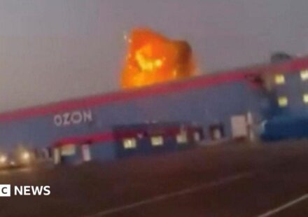 Russia's second-biggest online retailer Ozon targeted in Ukrainian strikes
