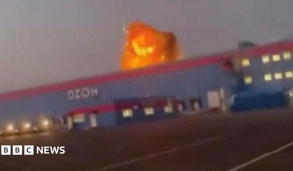 Russia's second-biggest online retailer Ozon targeted in Ukrainian strikes