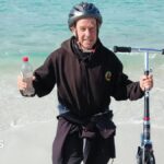 Saltash man completes 2,800 mile scoot across Australia