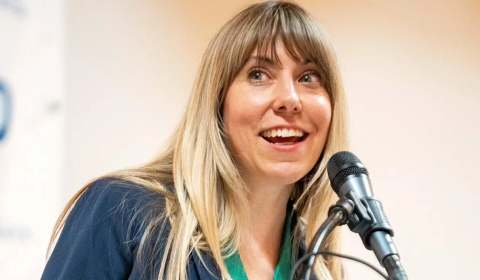 Sarah Trone Garriott's voting record clashes with locker room stance