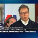 Serbia’s Vucic attempts diplomatic ‘balancing act’ with Zelensky’s visit
