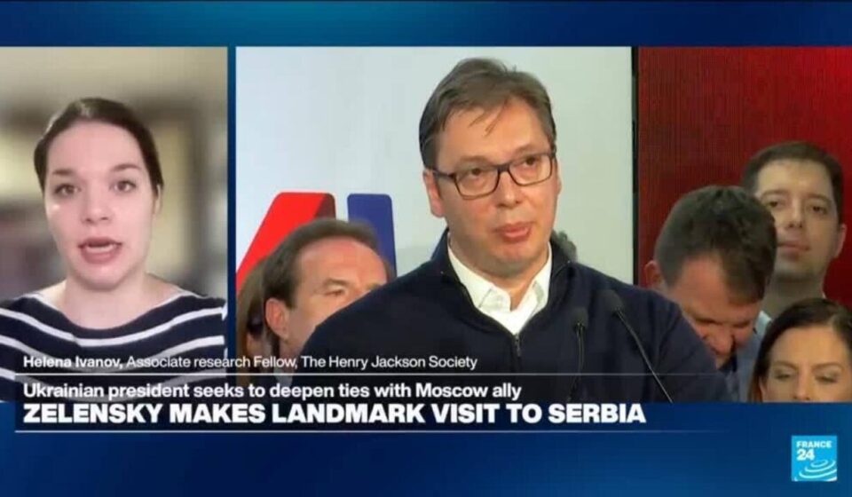 Serbia’s Vucic attempts diplomatic ‘balancing act’ with Zelensky’s visit