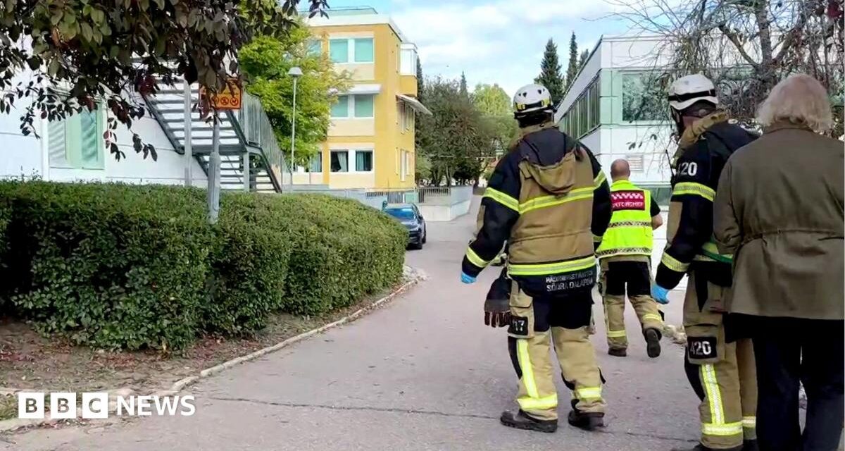 Several injured after sword attack at Swedish school