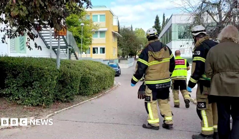 Several injured after sword attack at Swedish school