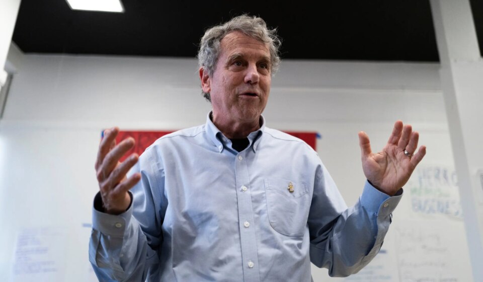 Sherrod Brown once praised Amazon datacenter he now opposes in Ohio