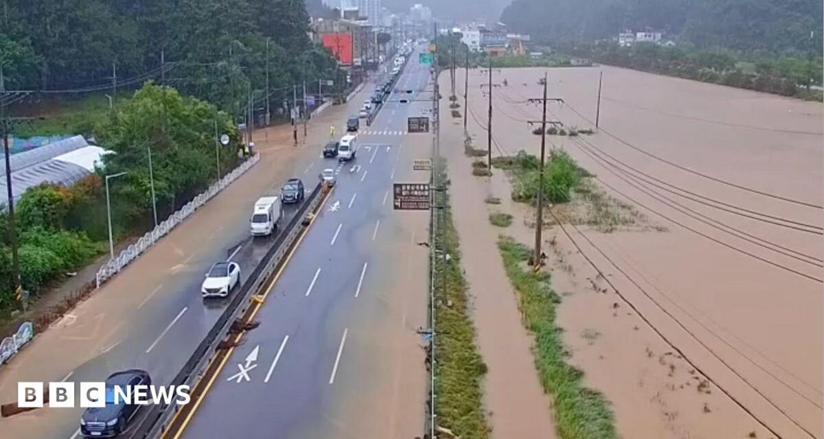 South Korea: One killed in Geoje landslide as record rains hit southern region