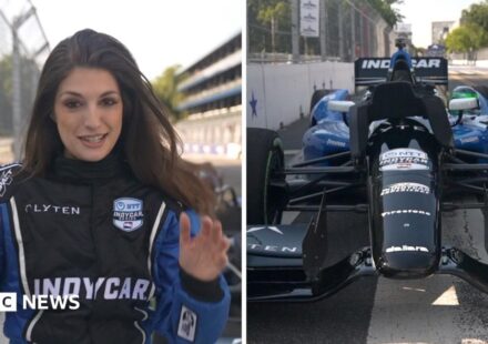 Taking a 180mph spin round America's birthday Grand Prix racetrack