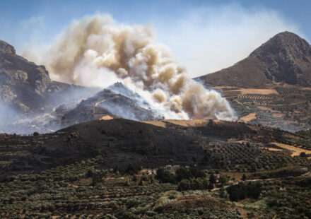 The week in pictures: European wildfires, a woolly mammoth and a migrant influx at Spain's Ceuta