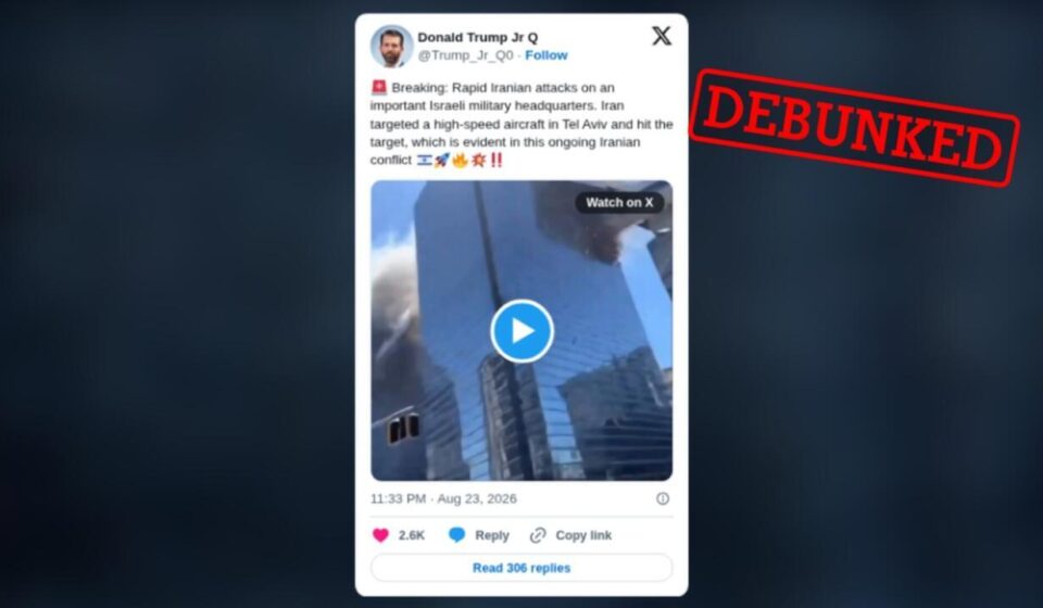There is no proof that this video shows a plane crash in Tel Aviv