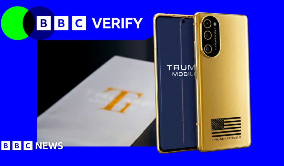 Trump Mobile promoted a phone - but the details kept changing