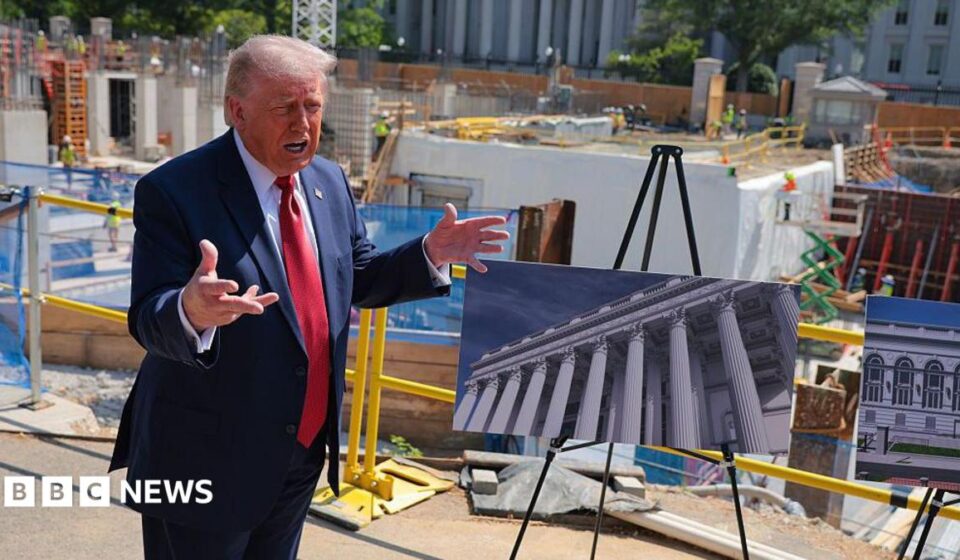 Trump asks Supreme Court to allow White House ballroom work to continue