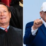 Trump celebrates Justice Samuel Alito's decision to stay on court
