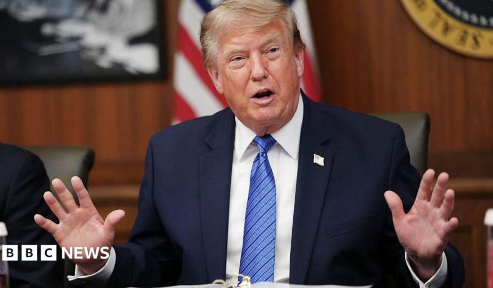 Trump denies US munitions shortage and said he'd seek to jail 'leakers'