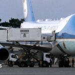 Trump hidden in catering truck in secret plane swap over Iran threat, reports say