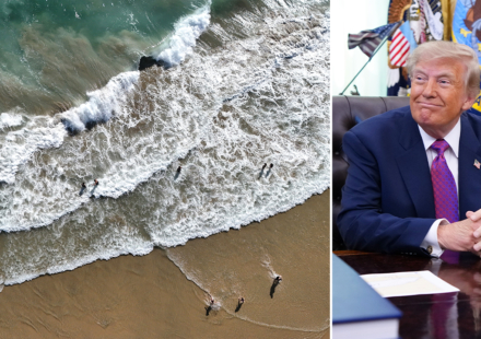 Trump jokes about renaming Atlantic and Pacific after Lake America