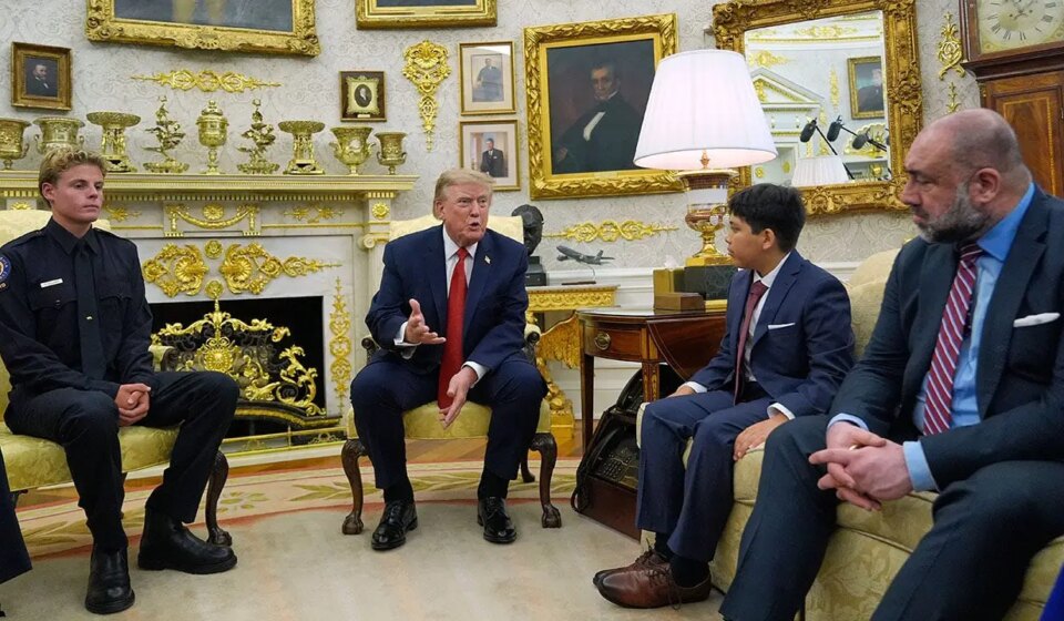 Trump praises teen California lifeguard Ryder Williams at White House