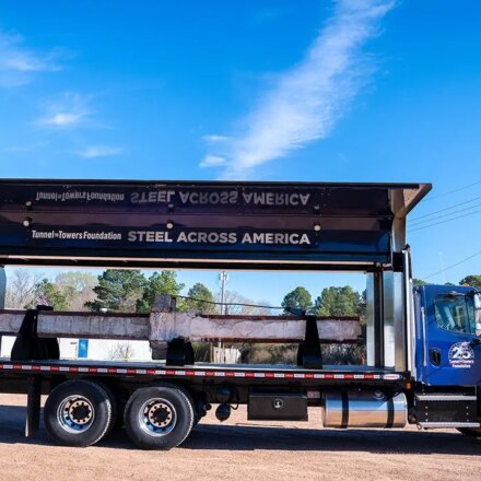 Tunnel to Towers Foundation tours the US with South Tower steel beam