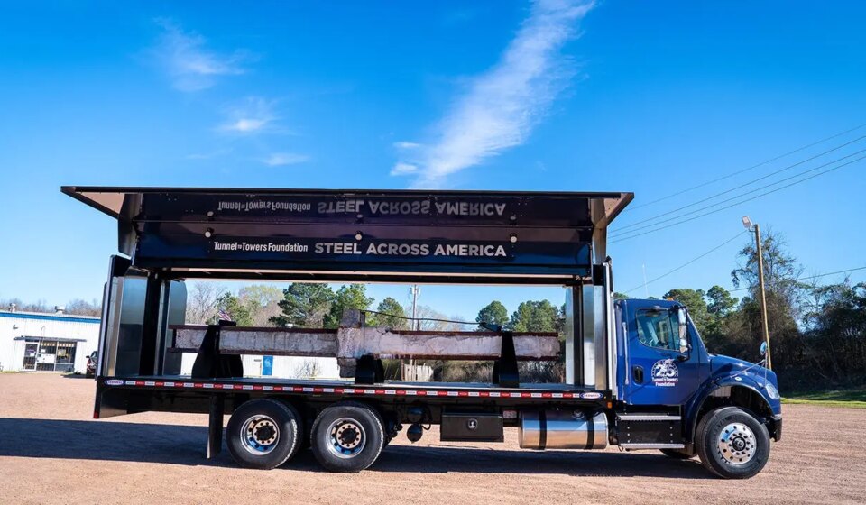 Tunnel to Towers Foundation tours the US with South Tower steel beam