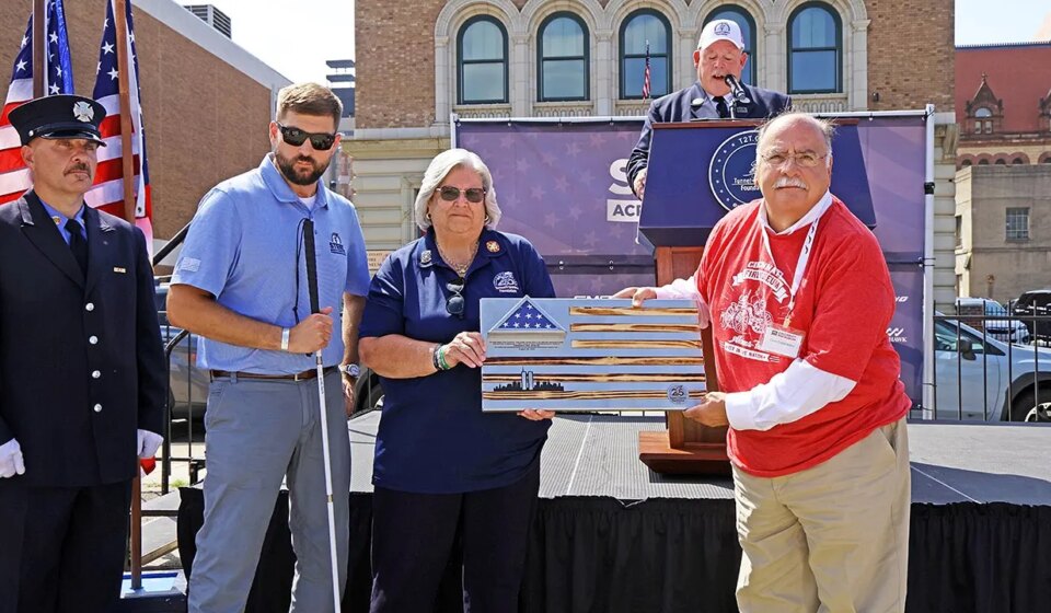 Tunnel to Towers brings 9/11 South Tower beam to Cincinnati museum