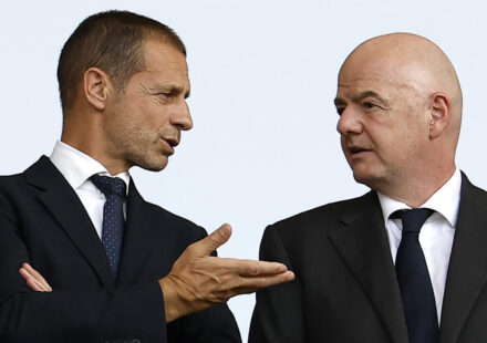 UEFA chief Ceferin calls for Infantino to quit, but 'not interested' in replacing him