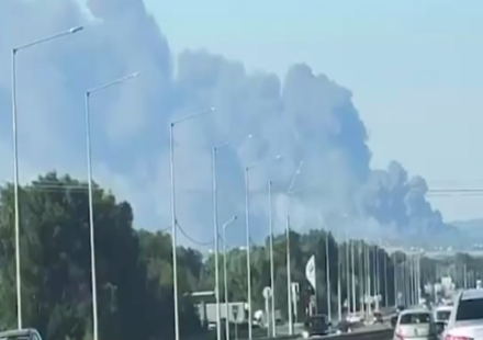Ukraine says major Russian oil refinery and airfield hit, as Moscow reports eight deaths