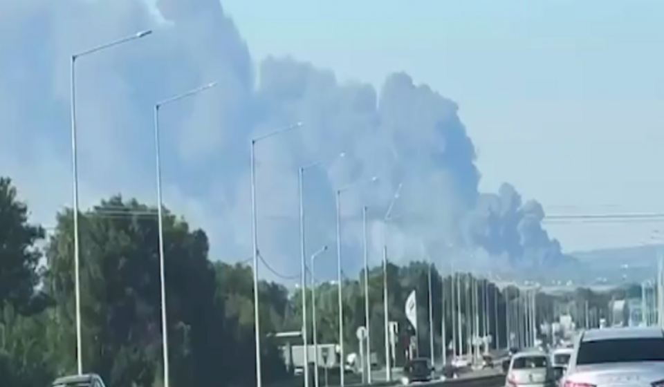 Ukraine says major Russian oil refinery and airfield hit, as Moscow reports eight deaths