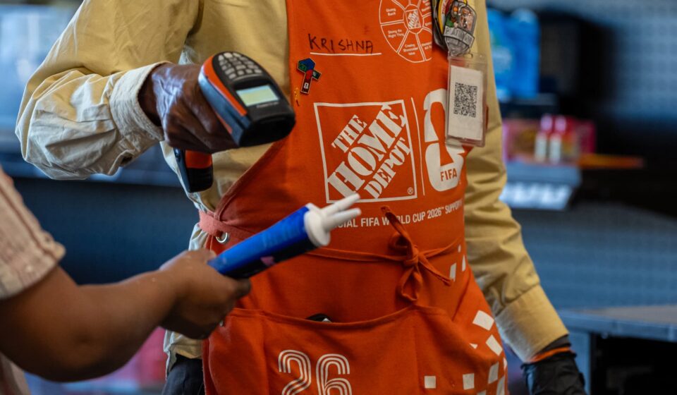 We upgraded Home Depot and raised our price target. It made the best of a terrible hand