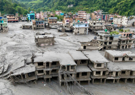 Week in pictures: devastating floods in Nepal, death of Dolly Parton and a tornado in France