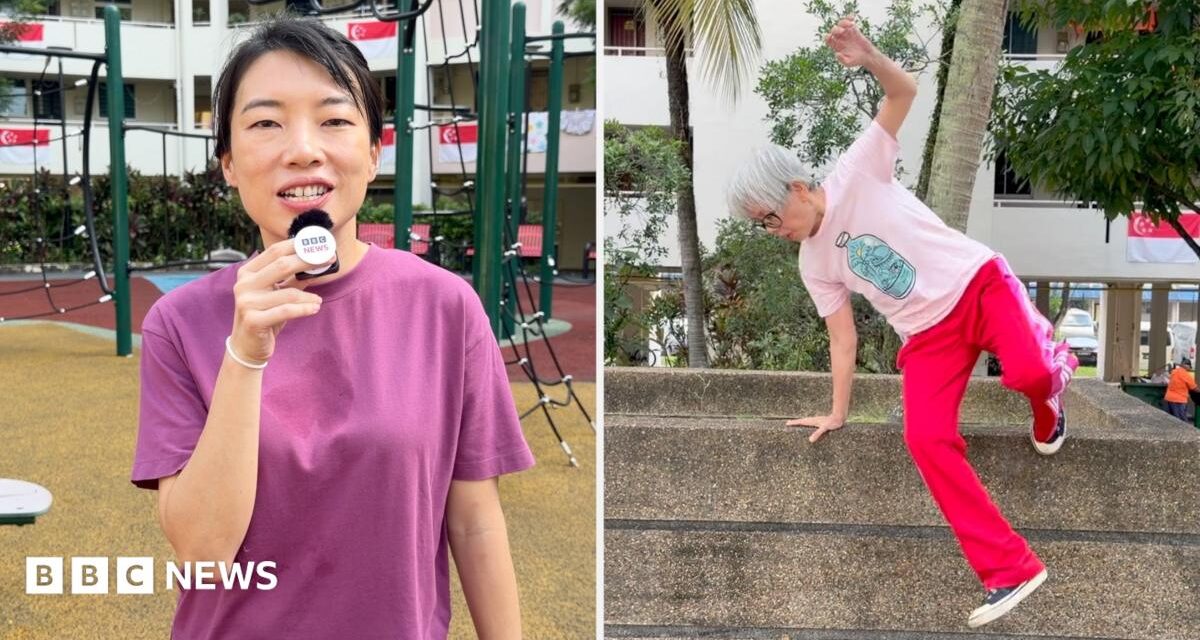 Why are seniors in Singapore doing parkour?