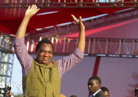 Zambia elections: Hakainde Hichilema re-elected president as main rival goes into hiding over alleged threats