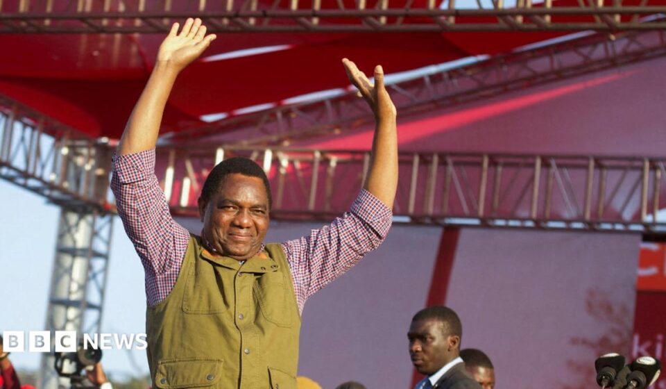 Zambia elections: Hakainde Hichilema re-elected president as main rival goes into hiding over alleged threats