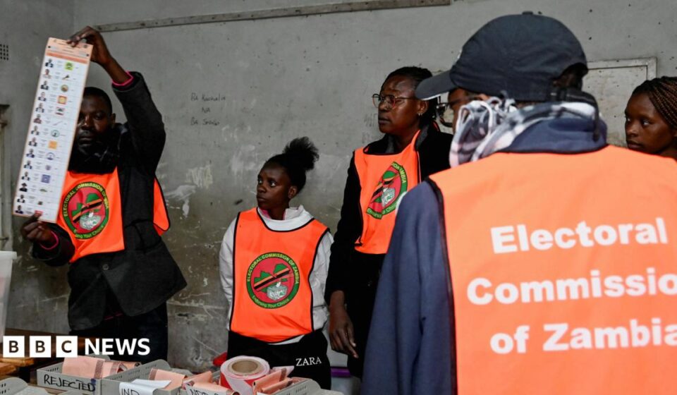 Zambia elections: Top opposition figures arrested days after presidential vote