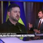 Zelensky rejects rival's call for elections, says would be 'huge risk' for Ukraine
