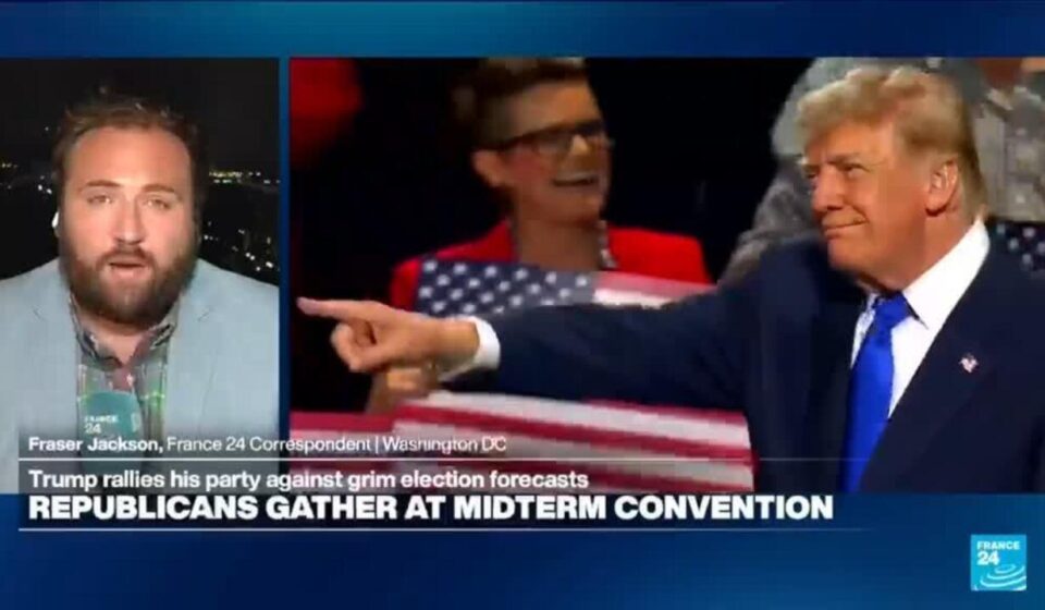 'Trump can see the writing on the wall here': Republicans hold midterm convention