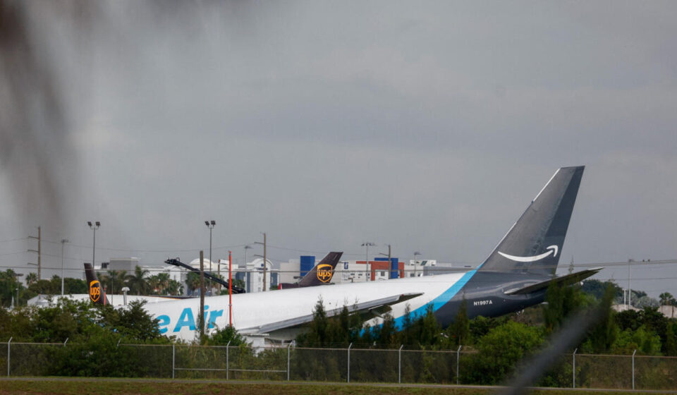 Amazon cargo plane crashes at Miami airport, killing at least five