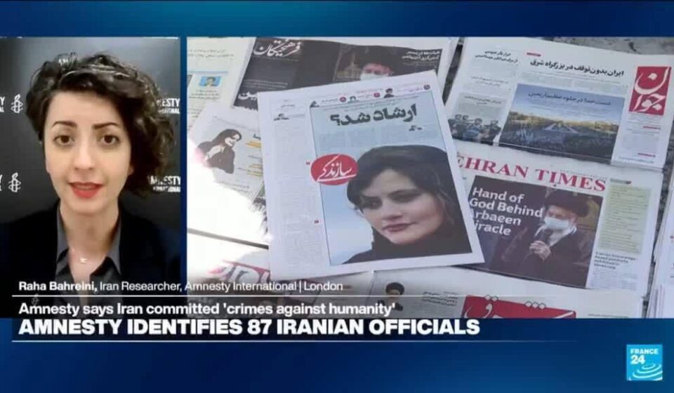 Amnesty says Iran committed 'crimes against humanity' in protests crackdown