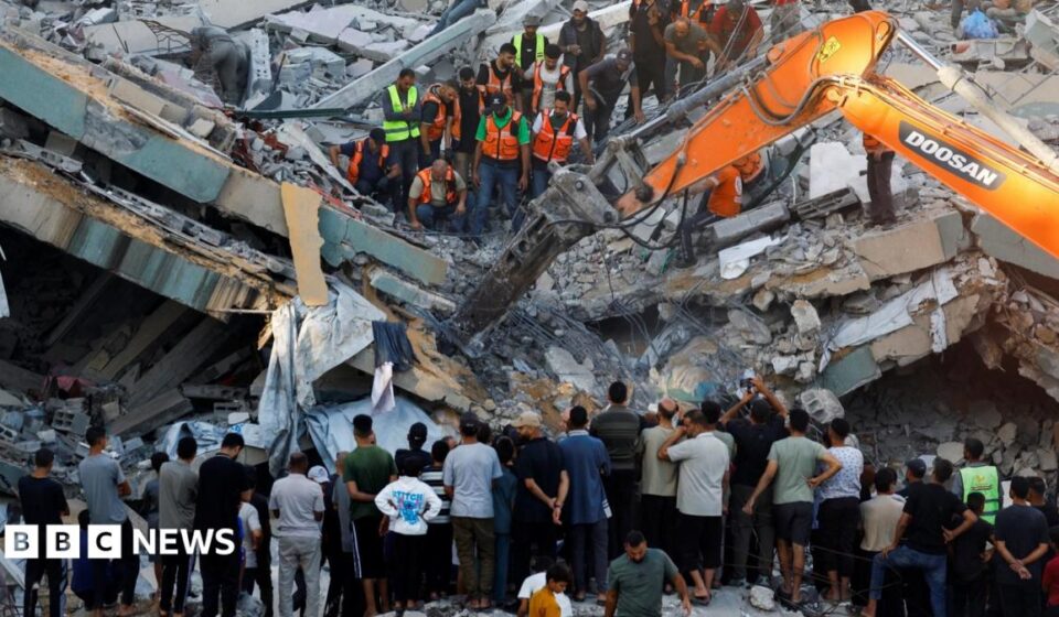 At least 12 killed after war-damaged Gaza building collapses