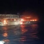 At least five killed, 87 missing after ferry fire in Philippines
