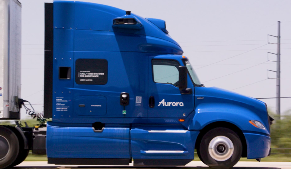 Aurora, autonomous truck company, targeting profitability